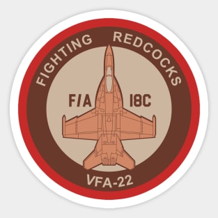 VFA-22 Fighting Redcocks - F/A-18 Sticker